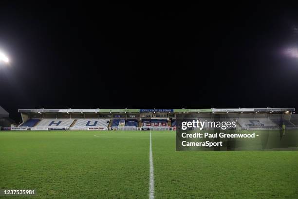 General view of the stadium ahead of kick-off during the Papa John's Trophy Third Round match between Hartlepool United and Bolton Wanderers at...