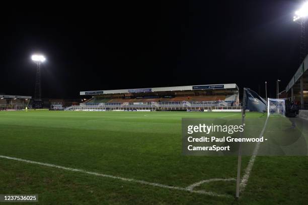 General view of the stadium ahead of kick-off during the Papa John's Trophy Third Round match between Hartlepool United and Bolton Wanderers at...