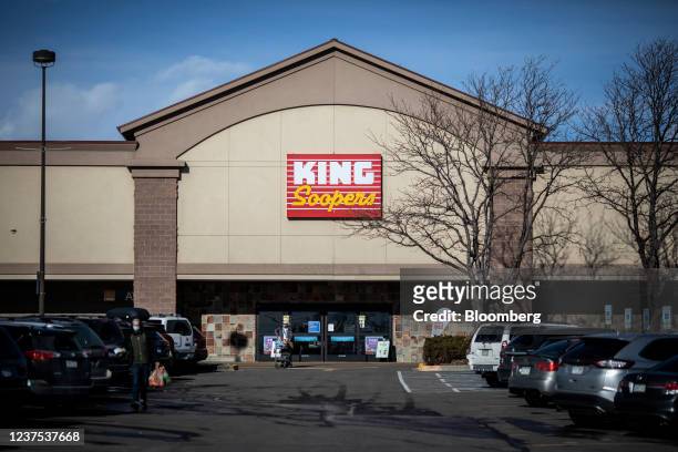 King Soopers supermarket location in Louisville, Colorado, U.S., on Tuesday, Jan. 4, 2022. The United Food and Commercial Workers Local 7 King...