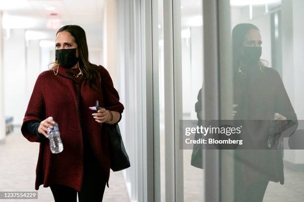 Stephanie Grisham, former White House press secretary, departs a meeting with the Select Committee to Investigate the January 6th Attack on the U.S....