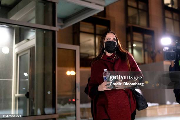 Stephanie Grisham, former White House press secretary, departs a meeting with the Select Committee to Investigate the January 6th Attack on the U.S....