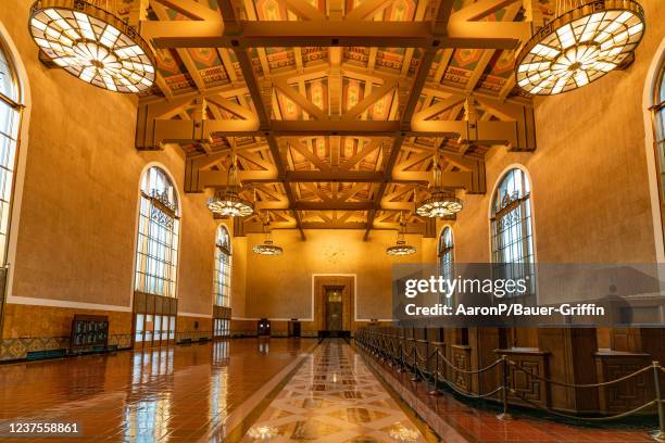 General views of L.A. Union Station on January 05, 2022 in Los Angeles, California.