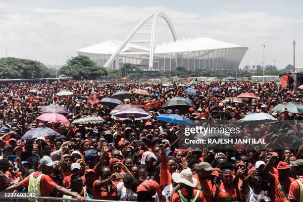 Economic Freedom Fighters Election Campaign Photos and Premium High Res