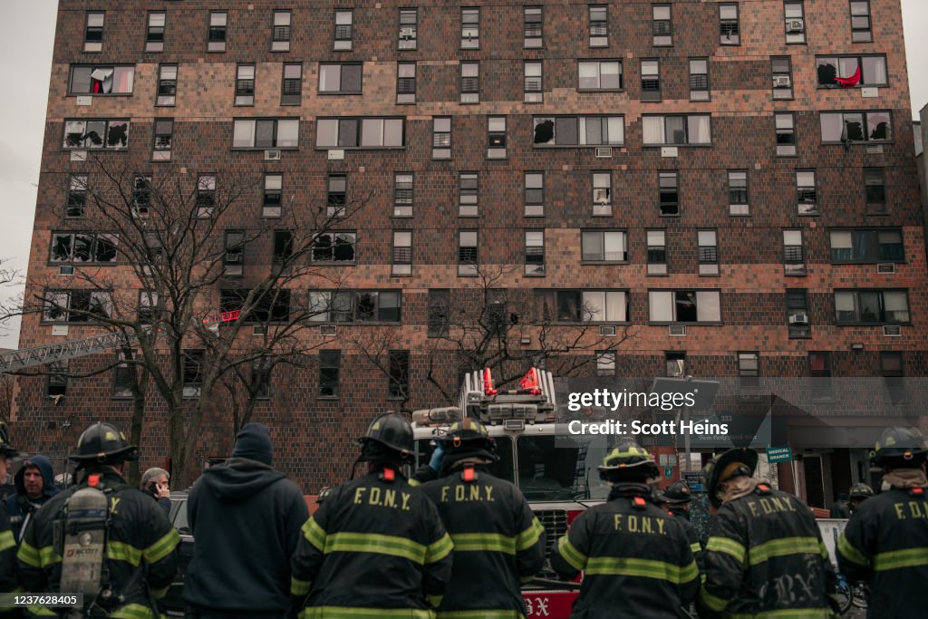 Bronx Apartment Building Fire Leaves Dozens Injured