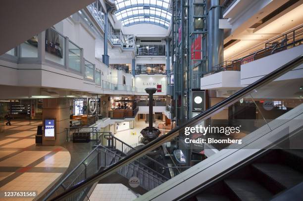 Closed mall in Montreal, Quebec, Canada, on Sunday, Jan. 9, 2022. Quebec Premier Francois Legault announced that the province's stores would be...