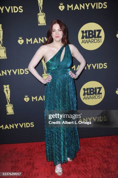 Maitland Ward attends the 2022 XBIZ Awards held at Hollywood Palladium on January 9, 2022 in Los Angeles, California.