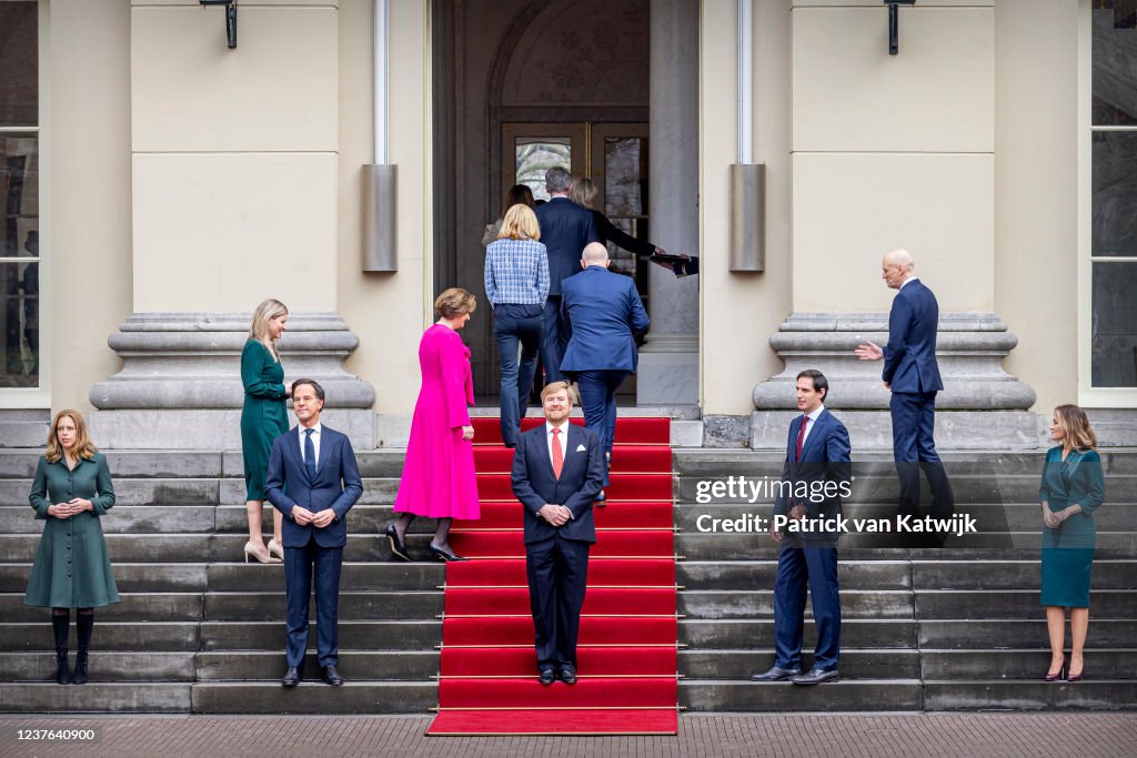 Dutch King Swears-In Prime Minister Mark Rutte's Fourth Coalition