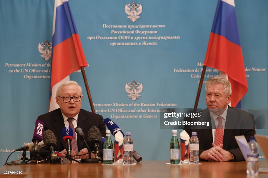 U.S. and Russia Security Talks News Conference