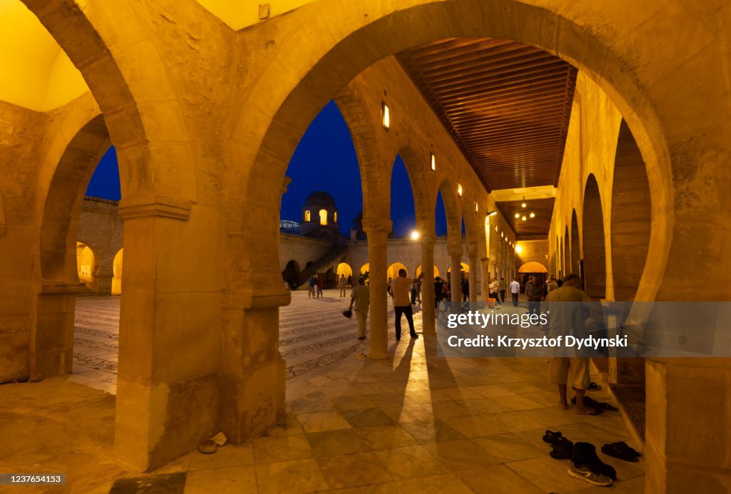 Great Mosque at night, Sousse, Tunisia