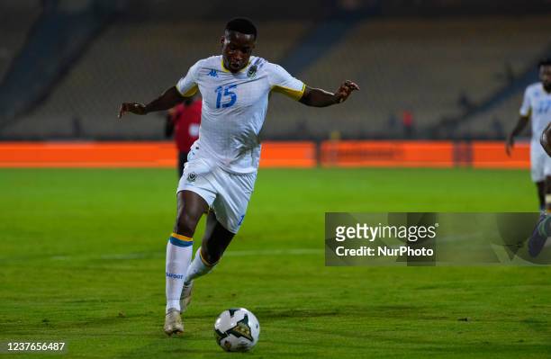 Ulrick Eneme Ella of Gabon during Gabon against Comoros, African Cup of Nations, at Ahmadou Ahidjo Stadium on January 10, 2022.