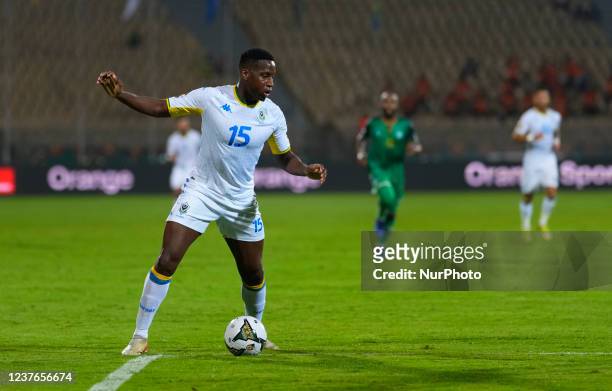 Ulrick Eneme Ella of Gabon during Gabon against Comoros, African Cup of Nations, at Ahmadou Ahidjo Stadium on January 10, 2022.