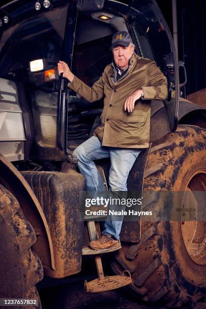 Tv presenter Jeremy Clarkson is photographed for the Times on November 25, 2021 near Chipping Norton, England.
