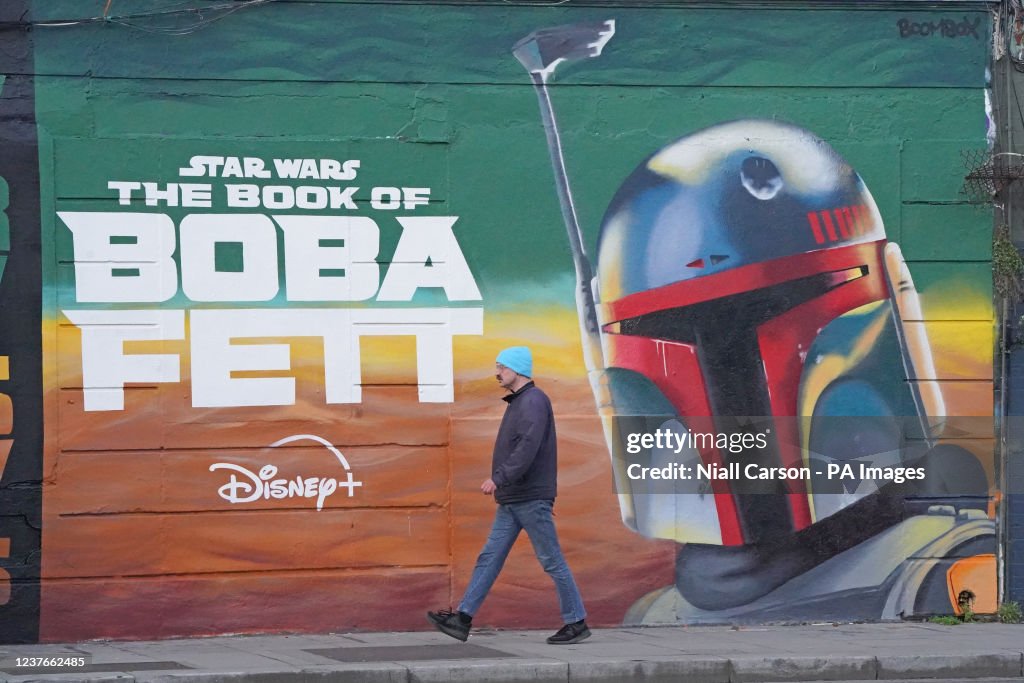 Star Wars mural