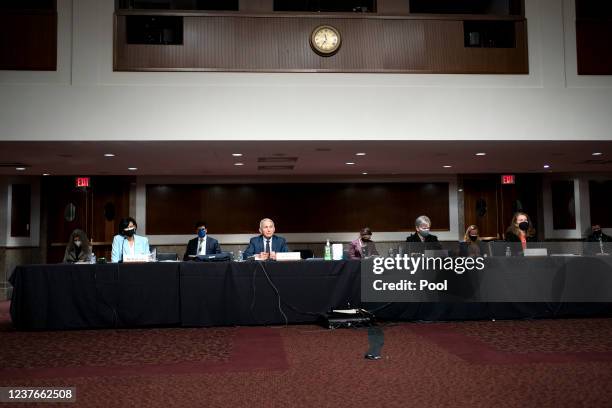 Dr. Rochelle Walensky, Director of the Centers for Disease Control and Prevention, Dr. Anthony Fauci, White House Chief Medical Advisor and Director...