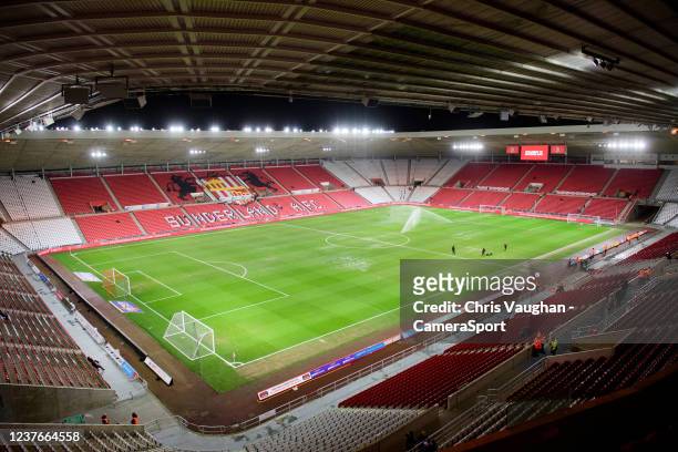 General view of Sunderland Stadium of Light, home of Sunderland prior to the Sky Bet League One match between Sunderland and Lincoln City at Stadium...