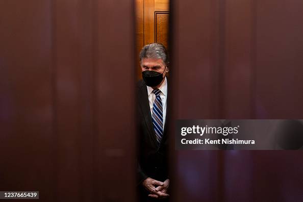 Senator Joe Manchin on Captiol Hill Senator Joe Manchin on Captiol Hill