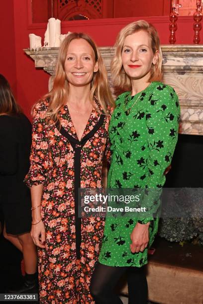 Martha Ward and Savannah Miller attend an intimate dinner hosted by Nobody's Child to celebrate the launch of Holy Carrot's partnership with...