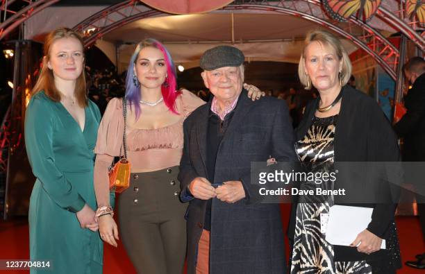 Sophie Mae Jason, Sir David Jason and Gill Hinchcliffe attend the London Premiere of Cirque de Soleil's "LUZIA" at Royal Albert Hall on January 13,...