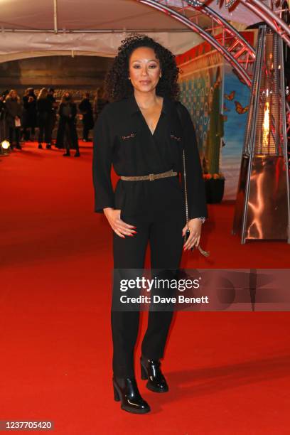 Mel B attends the London Premiere of Cirque de Soleil's "LUZIA" at Royal Albert Hall on January 13, 2022 in London, England.