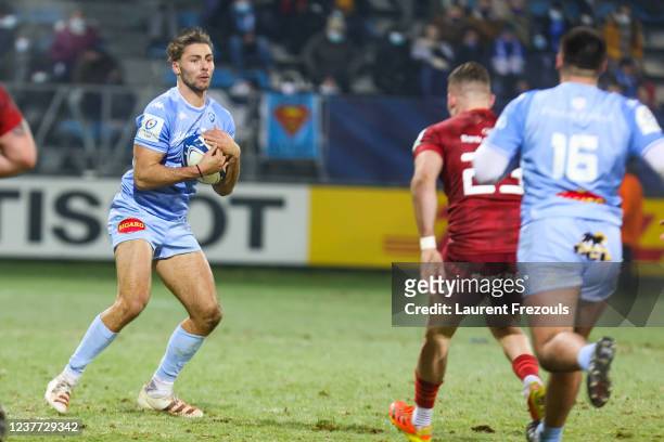 Antoine Zeghdar during the Heineken Champions Cup match between Castres Olympique and Munster at Stade Pierre Fabre on January 14, 2022 in Castres,...