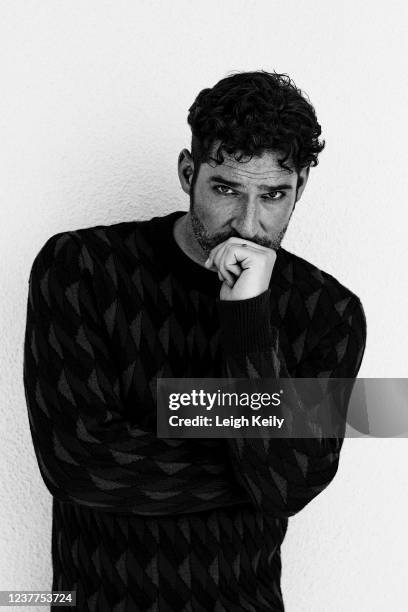 May 17: Actor Tom Ellis is photographed for JON Magazine on May 17, 2021 in Los Angeles, California.