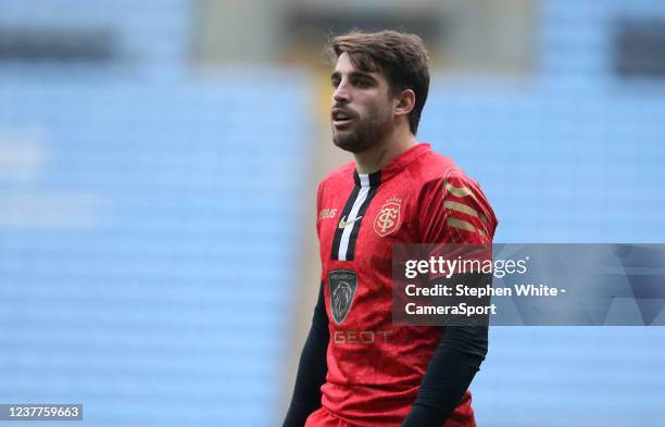 Toulouse's Juan Cruz Mallia during the Heineken Champions Cup match between Wasps and Stade Toulousain at The Coventry Building Society Arena on...