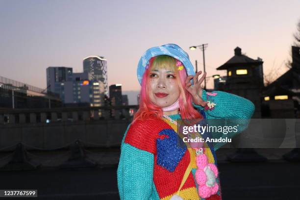 View from the Takeshita Street, where ornaments representing the "Harajuku" fashion defined by the word "kawaaii" are sold, in Tokyo, Japan on...