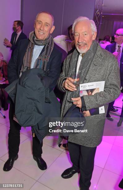 Sir Nicholas Hytner and Simon Callow attend a drinks reception ahead of the World Premiere of the English National Ballet's "Raymonda" by Tamara Rojo...