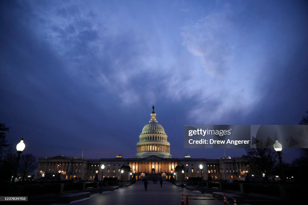 Congressional Members Work On Legislation On Capitol Hill