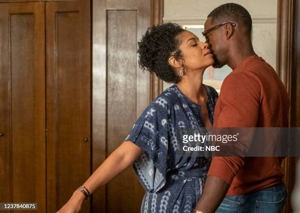 Four Fathers" Episode 603 -- Pictured: Susan Kelechi Watson as Beth, Sterling K. Brown as Randall --