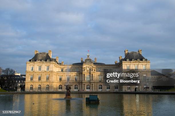 The Luxembourg Palace, home to the French Senate, in Paris, France, on Thursday, Jan. 20, 2022. The media tycoon Vincent Bollore denied lending any...