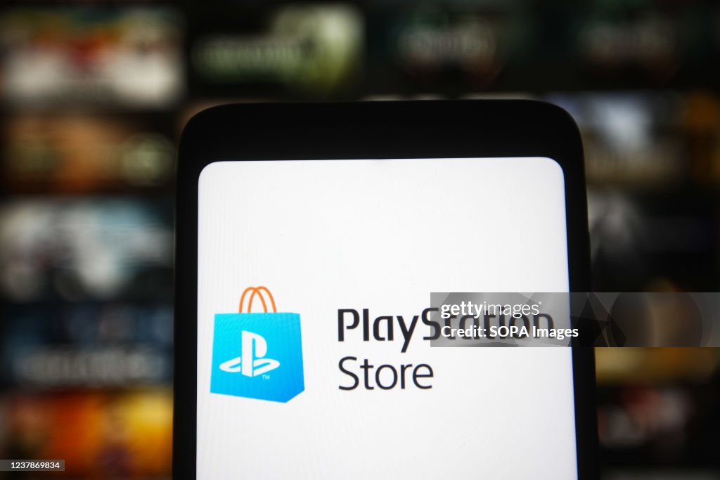 Ps Store In this photo illustration, a PlayStation Store logo is seen... News ...