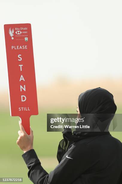 Marshall looks on during Day Two of the Abu Dhabi HSBC Championship at Yas Links Golf Course on January 21, 2022 in Abu Dhabi, United Arab Emirates.