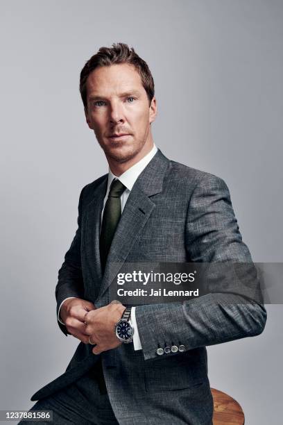 Actor Benedict Cumberbatch poses for a portrait for Jaeger-Lecoultre on October 1, 2021 in New York City.