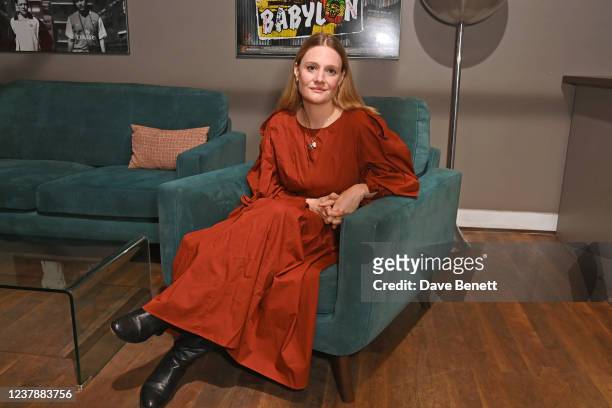 Writer/Director Romola Garai attends a preview screening of her new film "Amulet" at BFI Southbank on January 21, 2022 in London, England.