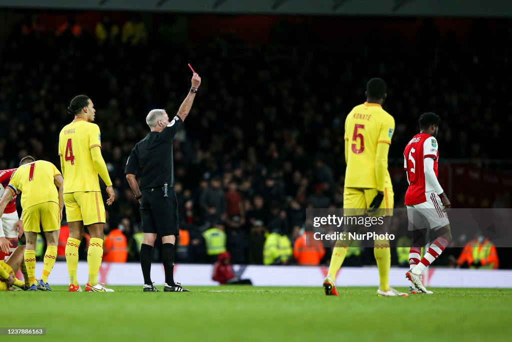 Arsenal v Liverpool - Carabao Cup Semi Final Second Leg