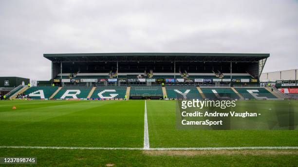 General view of Home Park, home Park, home of Plymouth Argyle prior to the Sky Bet League One match between Plymouth Argyle and Lincoln City at Home...