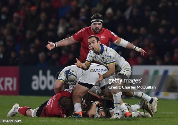 Morgan Parra of Clermont during the Heineken Champions Cup match between Ulster Rugby and ASM Clermont Auvergne at Kingspan Stadium on January 22,...