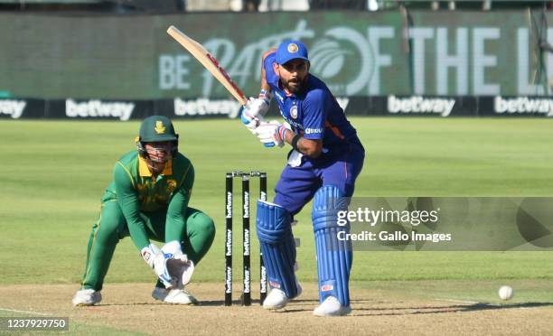 Virat Kohli of India during the 3rd Betway One Day International match between South Africa and India at Six Gun Grill Newlands on January 23, 2022...