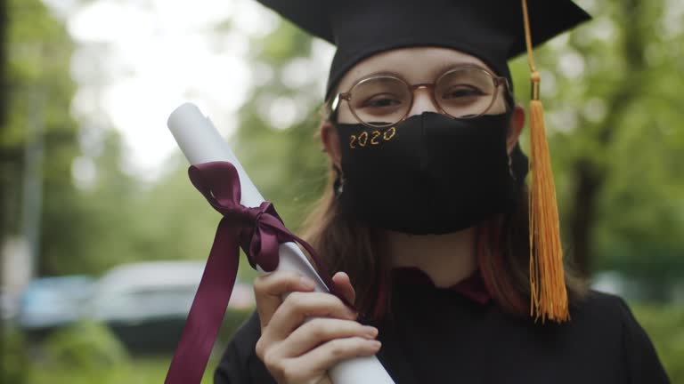 Mask Graduation Girl Graduation Mask Videos and HD Footage - Getty Images