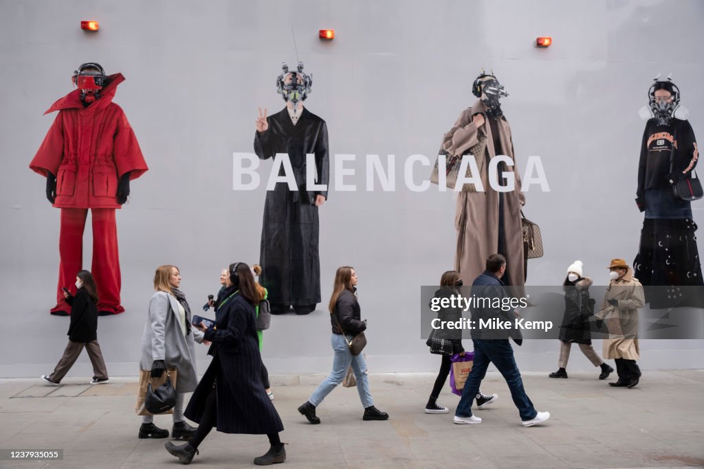 Bond Street Balenciaga Scene In London