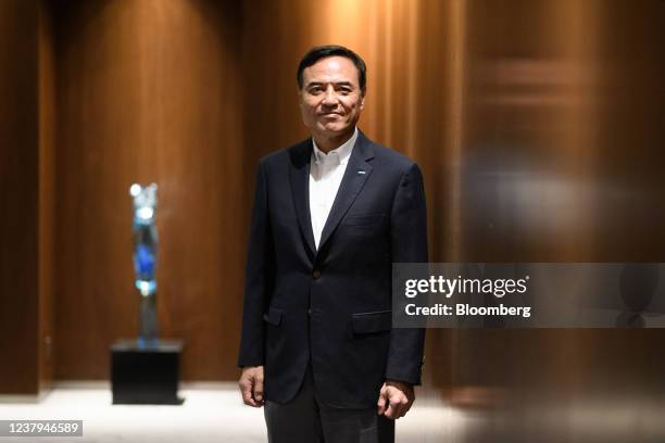 Takeshi Niinami, president and chief executive officer of Suntory Holdings Ltd., at the company's world headquarters in Tokyo, Japan, on Monday, Jan....