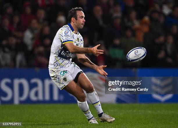 Antrim , United Kingdom - 22 January 2022; Morgan Parra of ASM Clermont Auvergne during the Heineken Champions Cup Pool A match between Ulster and...