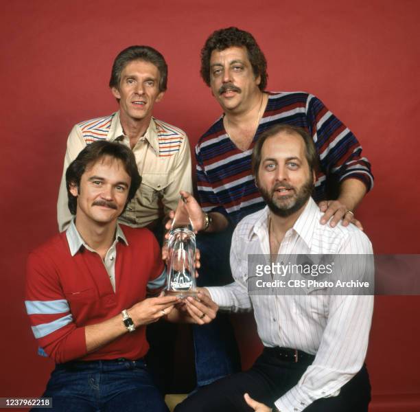 Pictured is TThe Statler Brothers for the Country Music Association Awards, 1986.