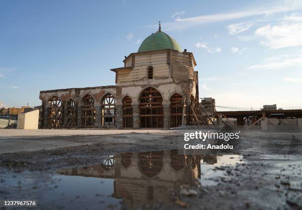 View from Great Mosque of al-Nuri and Kambur Minaret after 4 rooms have been found during the excavation works at Great Mosque of al-Nuri and Kambur...