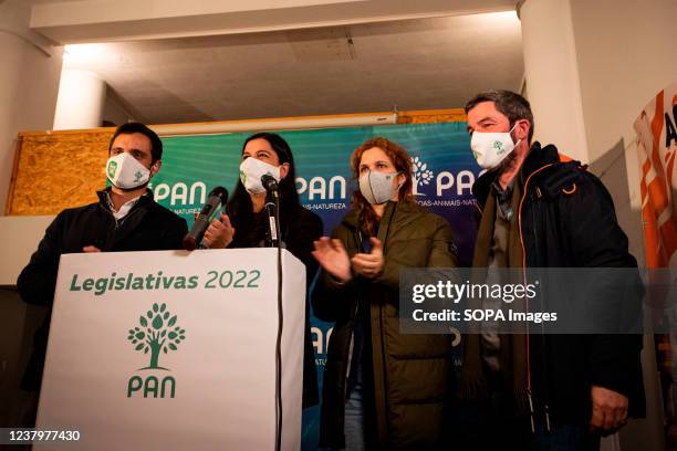 Inês de Sousa Real gives final remarks at the closing of the rally. Pessoas Animais e Natureza rally in Espaço PAN, Porto, highlights the main ideas...