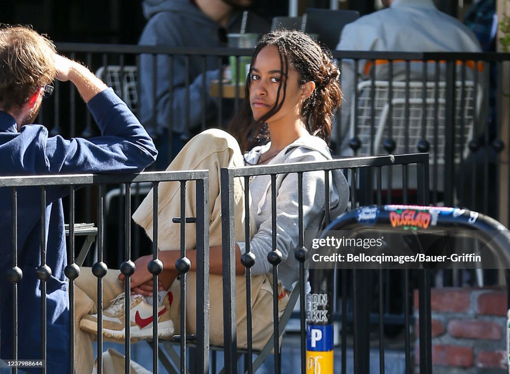 Celebrity Sightings In Los Angeles - January 25, 2022