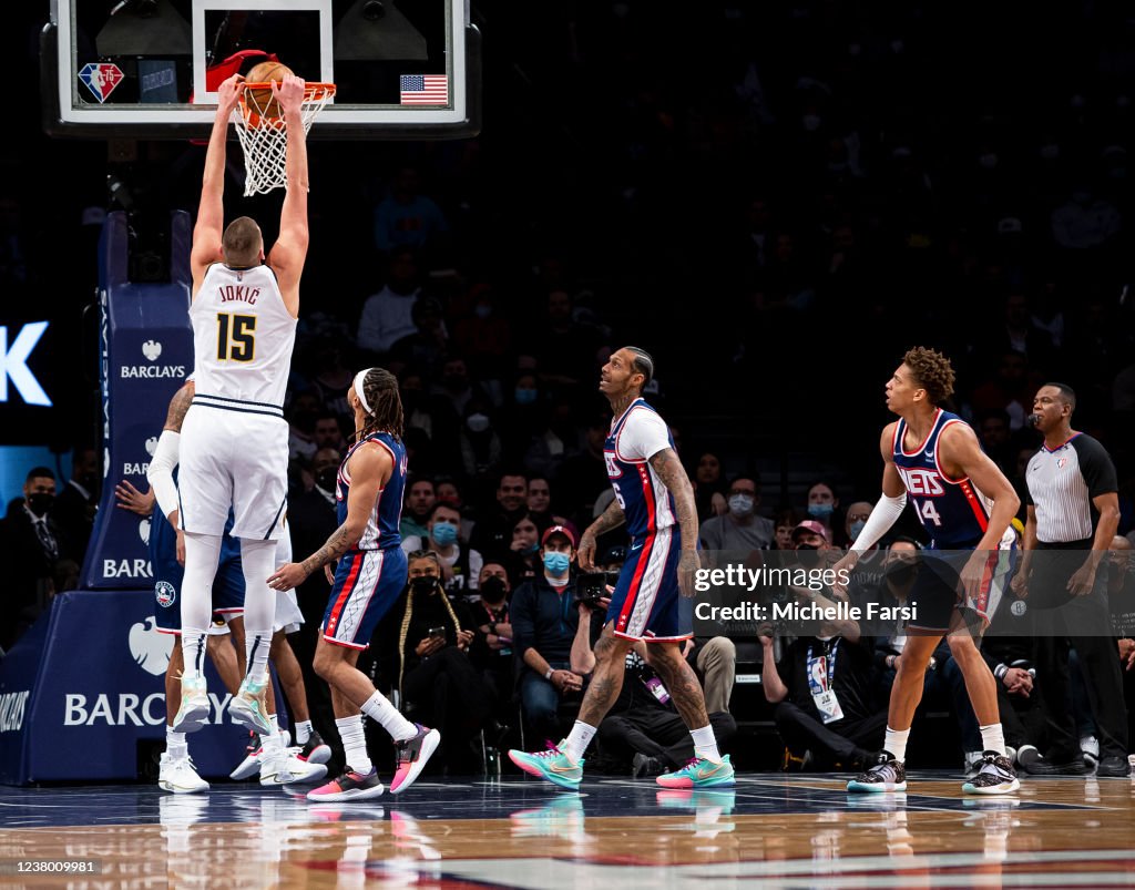 Denver Nuggets v Brooklyn Nets