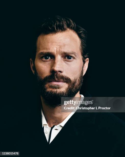 Actor Jamie Dornan is photographed for the Los Angeles Times on October 11, 2021 in London, England.