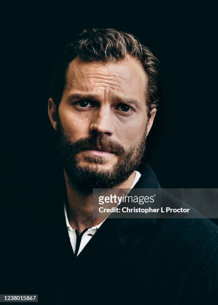 Actor Jamie Dornan is photographed for the Los Angeles Times on October 11, 2021 in London, England.